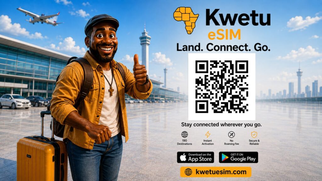 Ditch Roaming Charges: Kwetu eSIM Now Connects Travellers in Over 190 Countries whatsapp image 2026 08 04 at 15.35.58