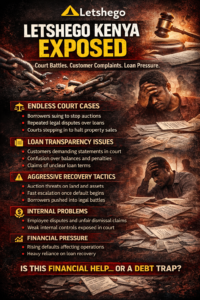 Inside Letshego Kenya: Court Battles, Customer Complaints, and the Growing Questions Around a Lending Giant