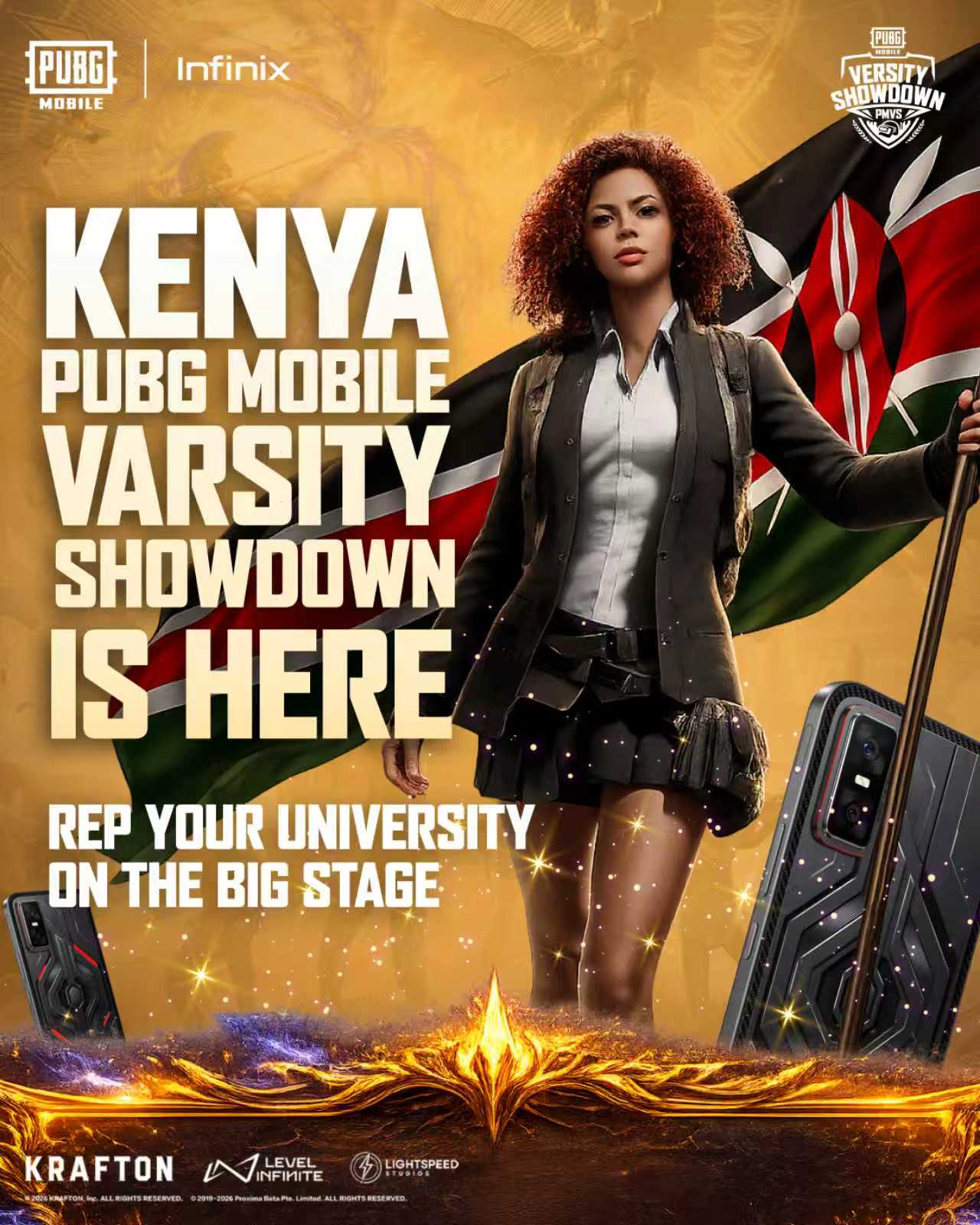Kenyan University Gamers Set for Major PUBG MOBILE Battle as Infinix Unveils Varsity Showdown Tournament