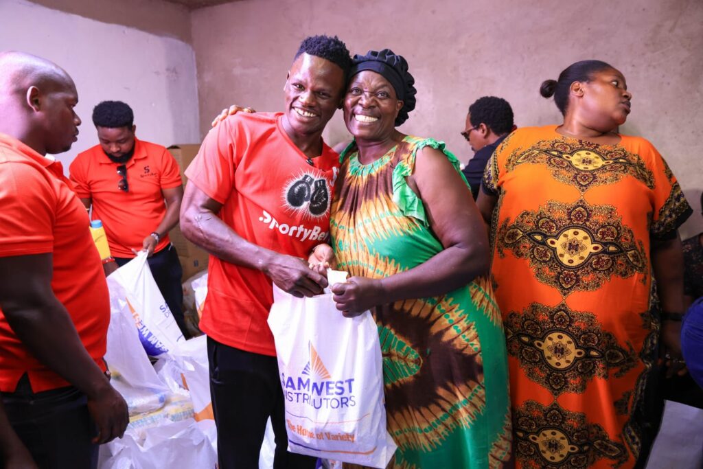 SportyBet Kenya Feeds Hundreds of Families in Kibera, Supports Schoolgirls With Sanitary Pads SportyBet Kenya Feeds Hundreds of Families in Kibera, Supports Schoolgirls With Sanitary Pads